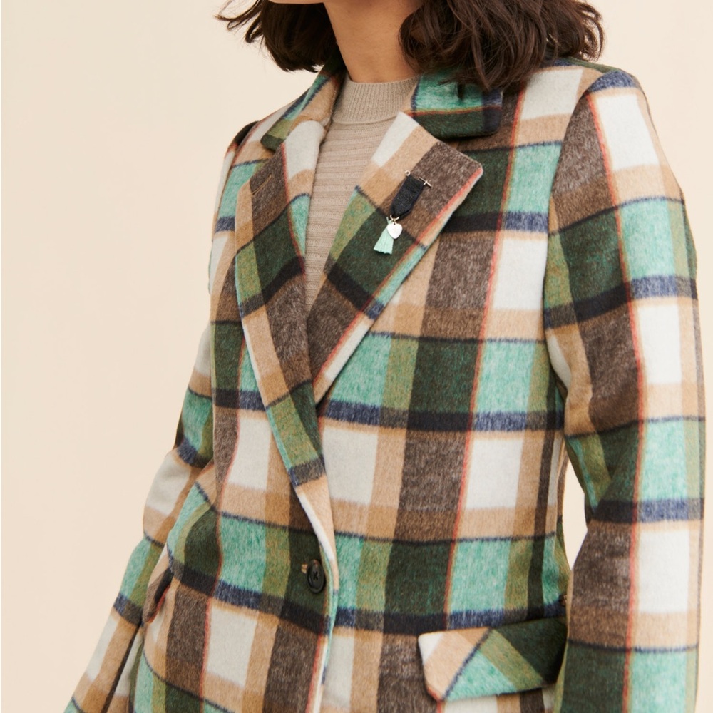 Scotch and Soda Single Breasted Plaid Coat
Scotch & Soda Size XL